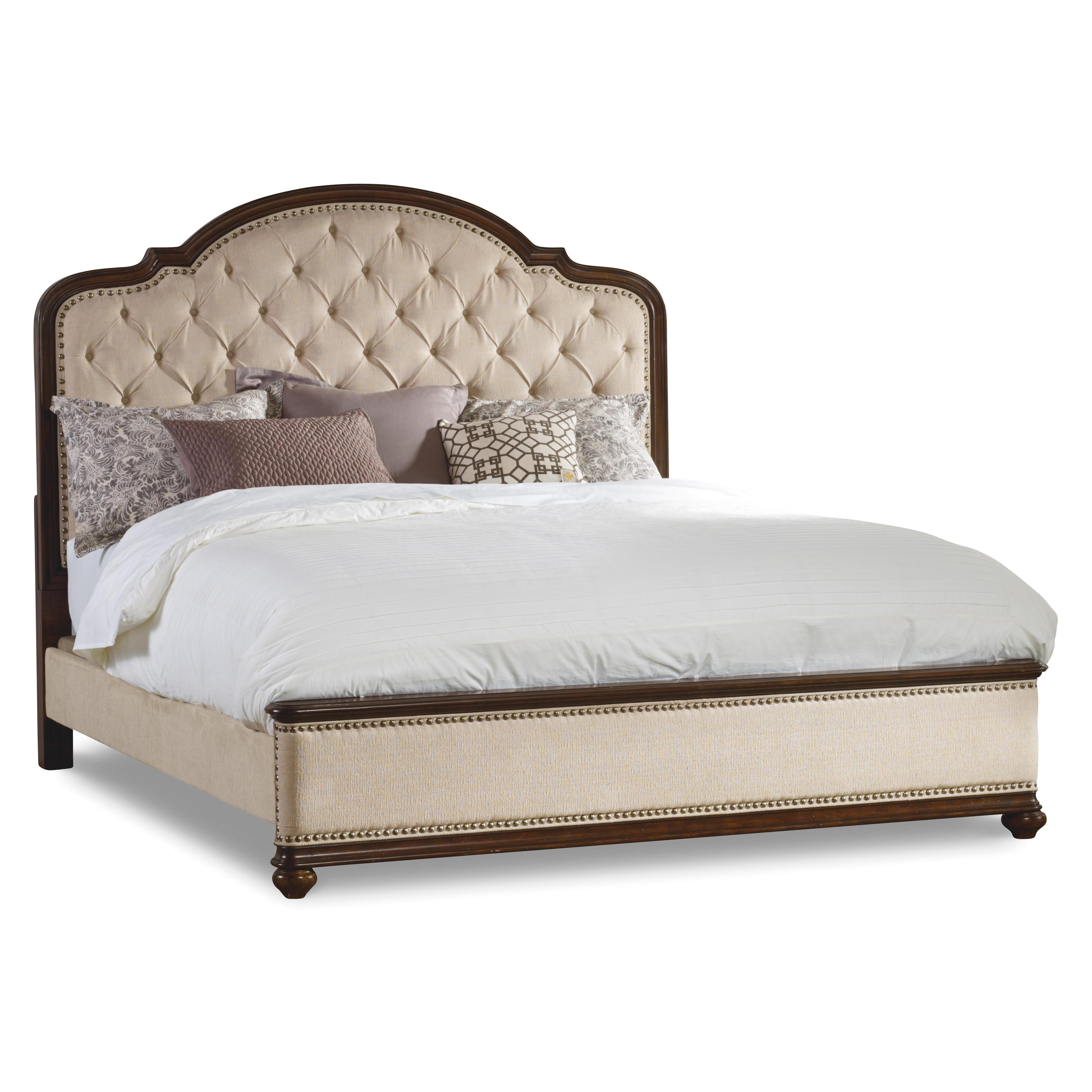 Hooker Furniture Leesburg 538190866 King Size Upholstered Bed with